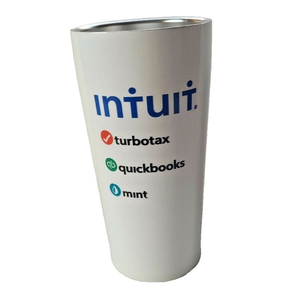 Intuit‎ TurboTax QuickBooks Mint Tumbler - Lid not included